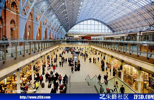 New Labour buildings: St Pancras station, London